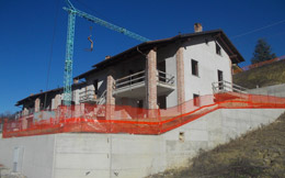 Villa in costruzione